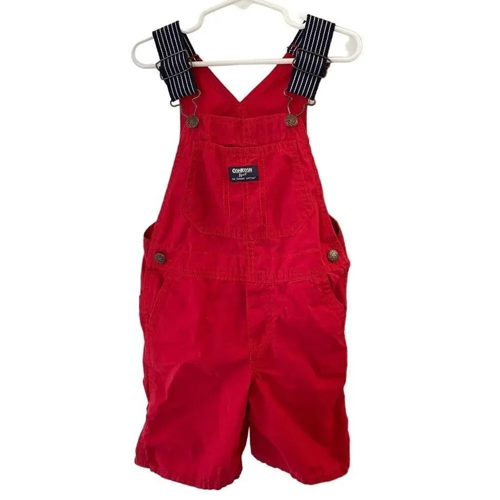 Oshkosh B’gosh Red Shortalls